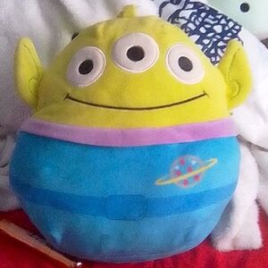 Alien Plush Toy - Green and Blue
